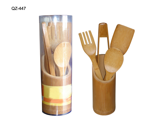 Bamboo spoon set
