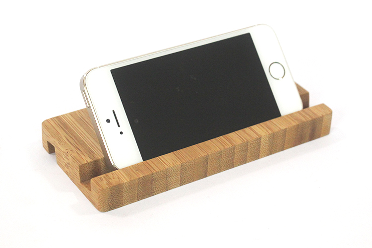 Eco-friendly bamboo mobile holder